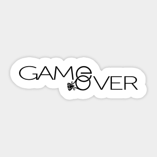 Weddings = Game Over Sticker